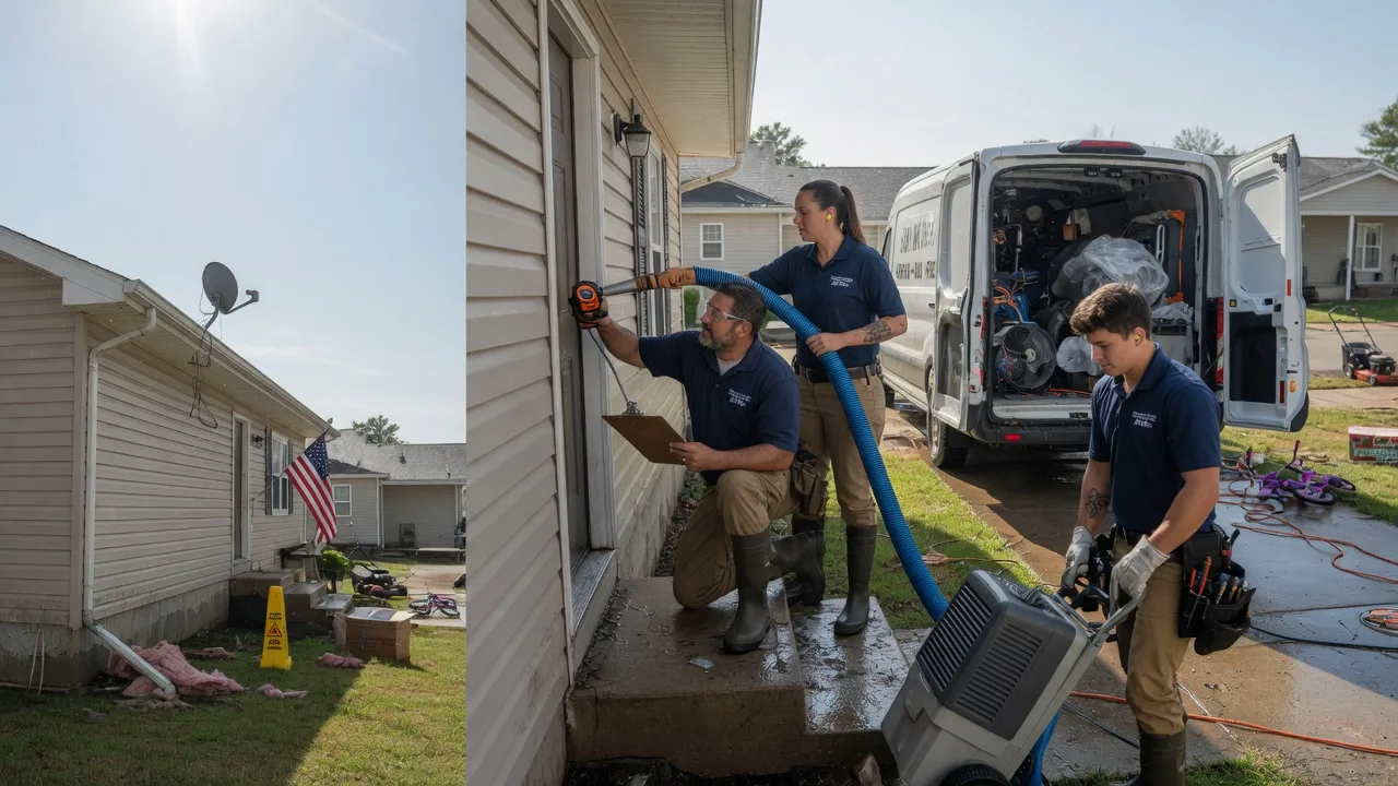 Ceiling Water Damage Restoration in Beulah, MO near me